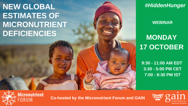 Micronutrient Forum Webinar